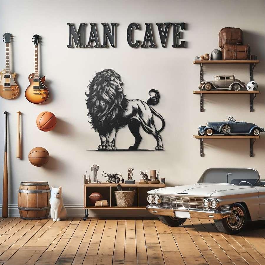 Animal Lion Metal Wall Art Decor | Moonarch Metal Wall Decor