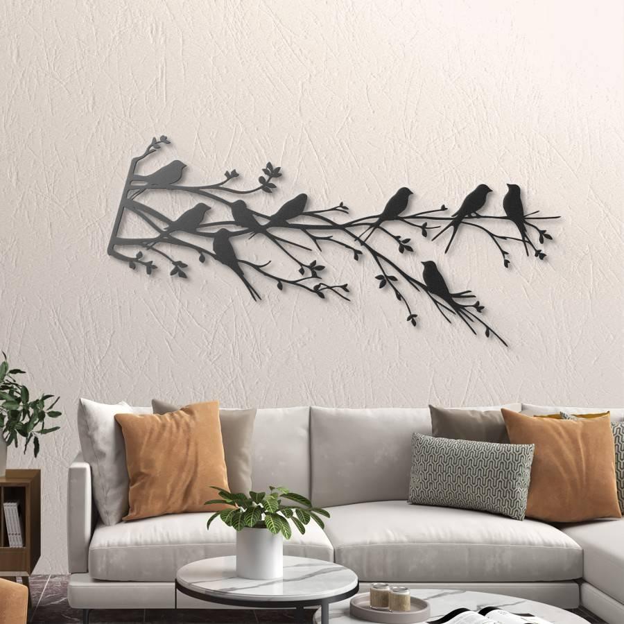 Birds Life in Nature Metal Wall Art | Moonarch Nature Wall Art