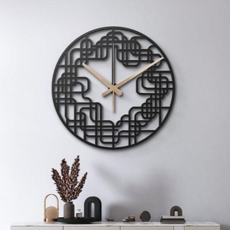 Celtic Knot Circular Metal Wall Clock | Moonarch Metal Wall Clock