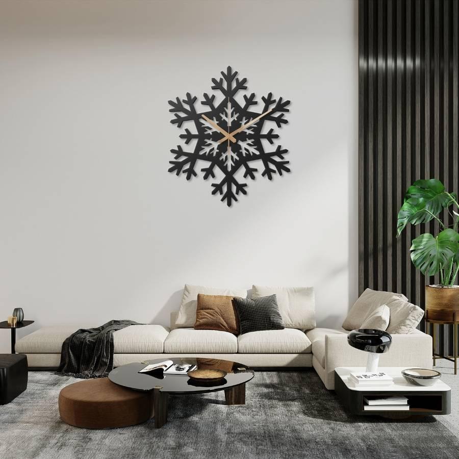 Christmas Snow Metal Wall Clock | Moonarch Metal Wall Clock