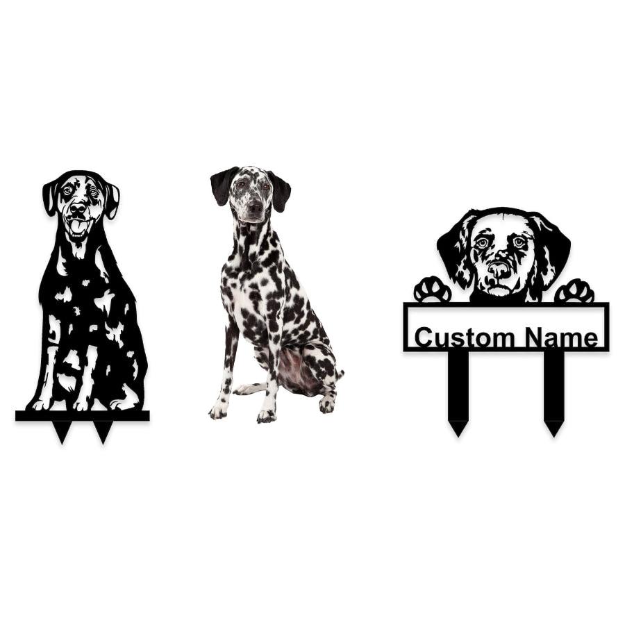 Dalmatian Custom Metal Dog Portrait | Moonarch Dog Portrait