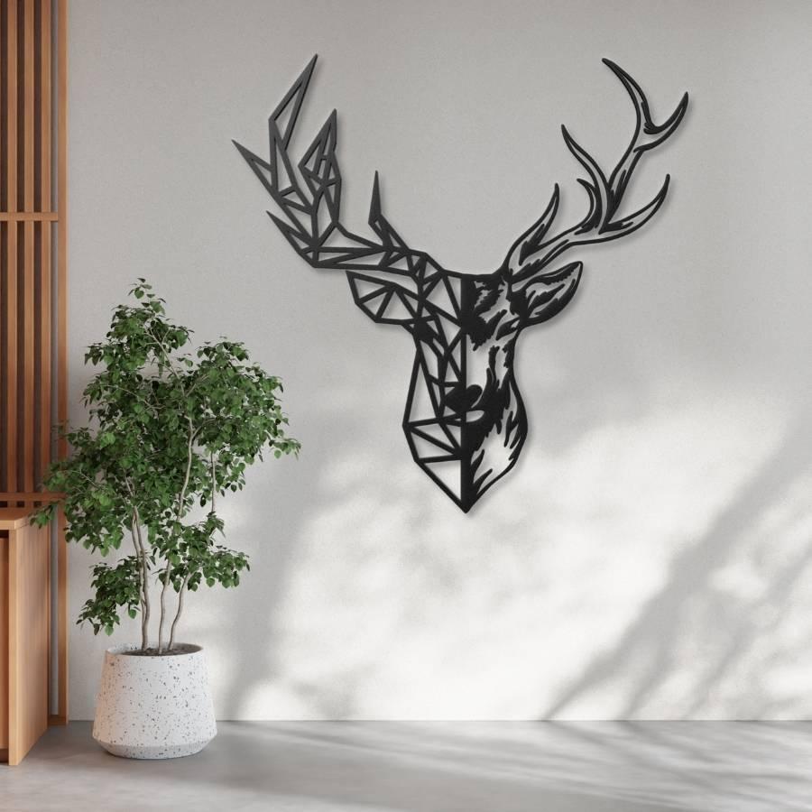 Deer Head Metal Wall Art | Moonarch Metal Wall Decor