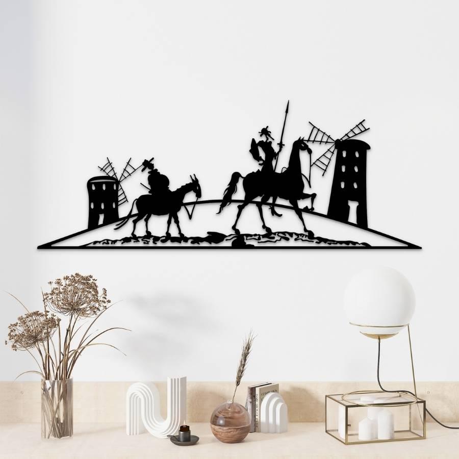 Don Quixote Metal Wall Art Decor | Moonarch Metal Wall Decor