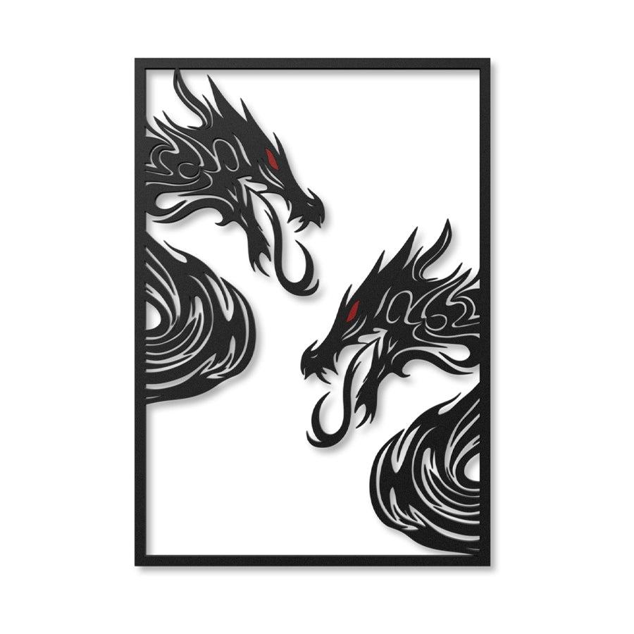 Dragon Metal Wall Art | Moonarch Japanese Wall Art