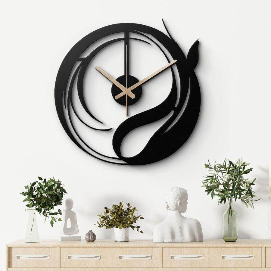 Fluid Design Minimal Metal Wall Clock | Moonarch Metal Wall Clock