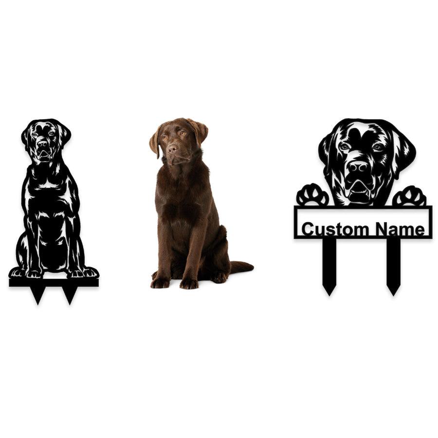 Labrador Retriever Custom Metal Dog Portrait | Moonarch Dog Portrait