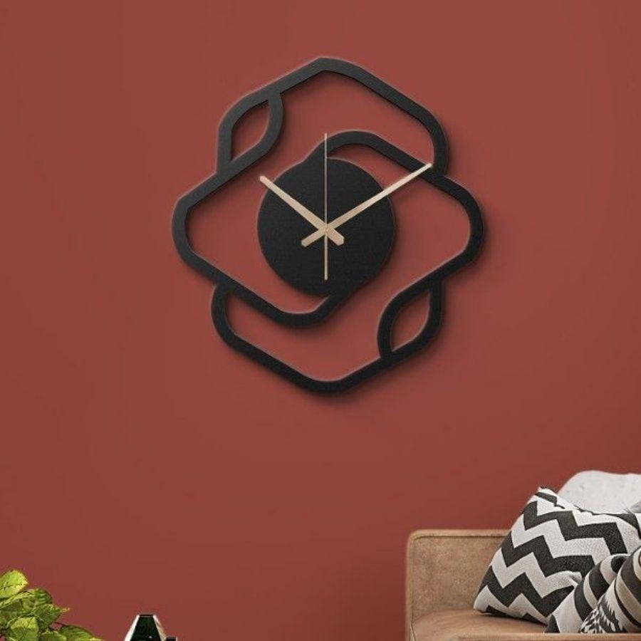 Large Decorative Metal Wall Clock | Moonarch Metal Wall Clock