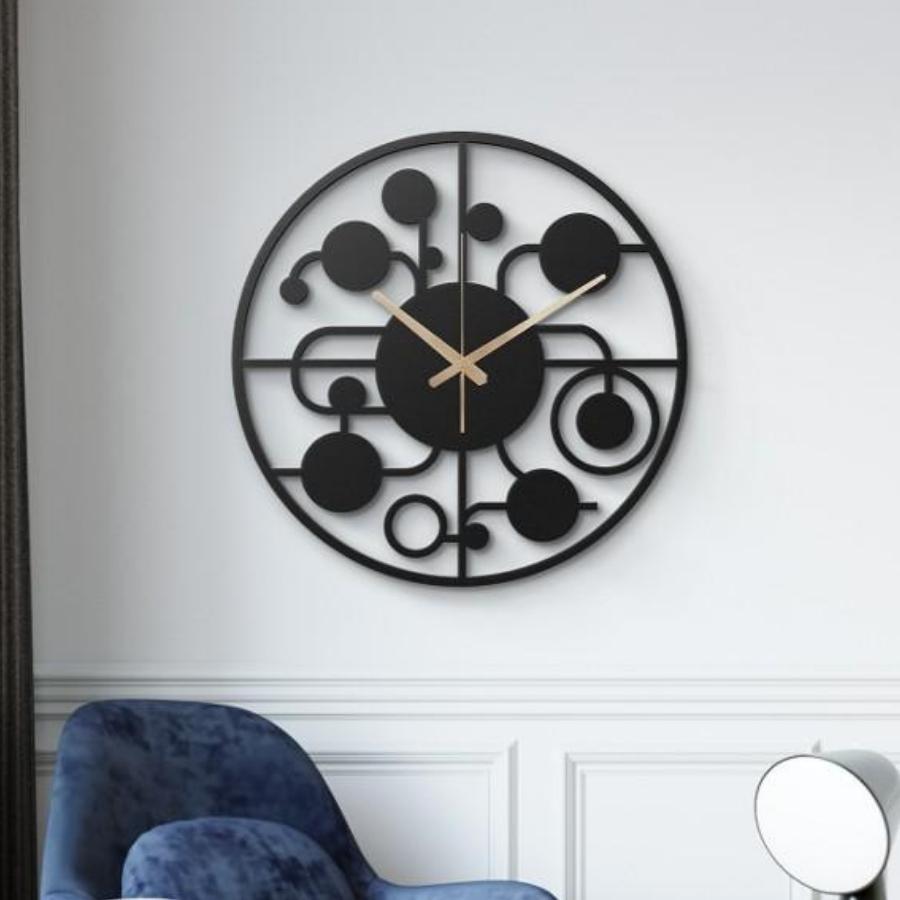 Large Lounge Metal Wall Clock | Moonarch Metal Wall Clock