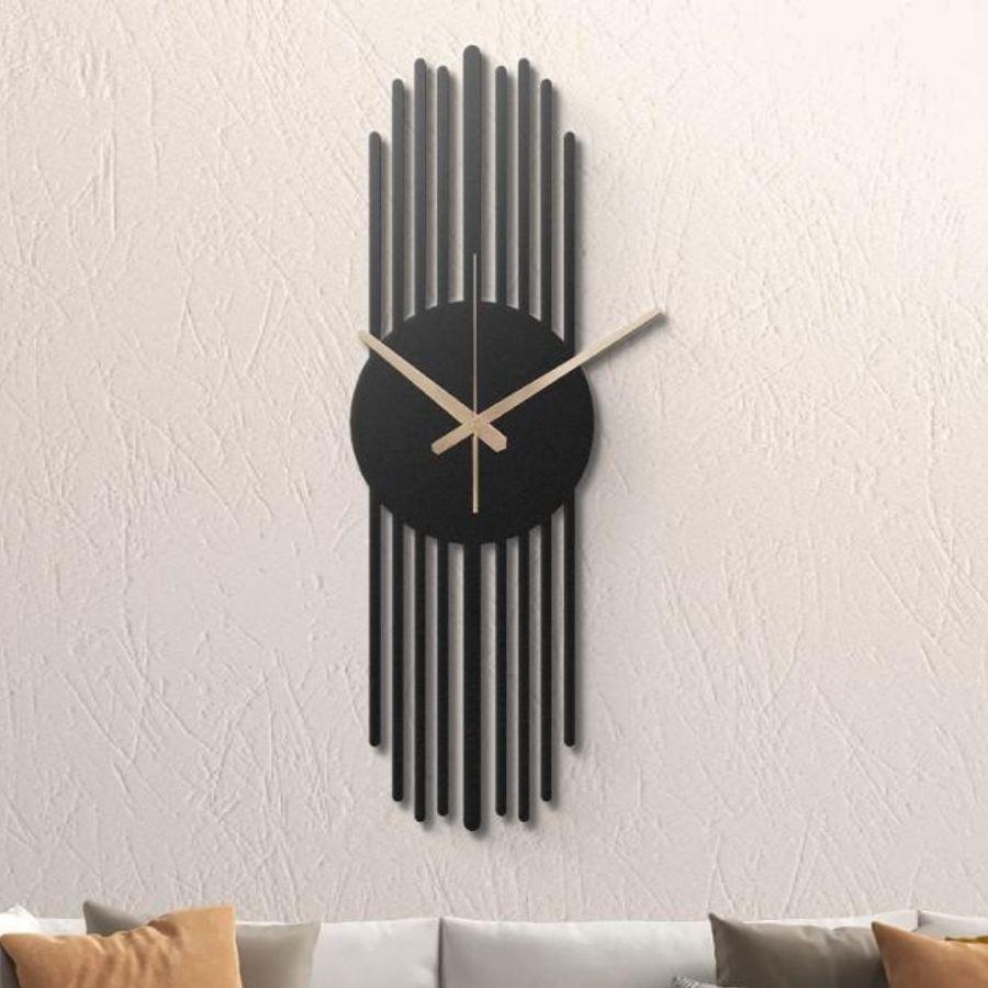 Large Metal Wall Clock for Living Room | Moonarch Metal Wall Clock