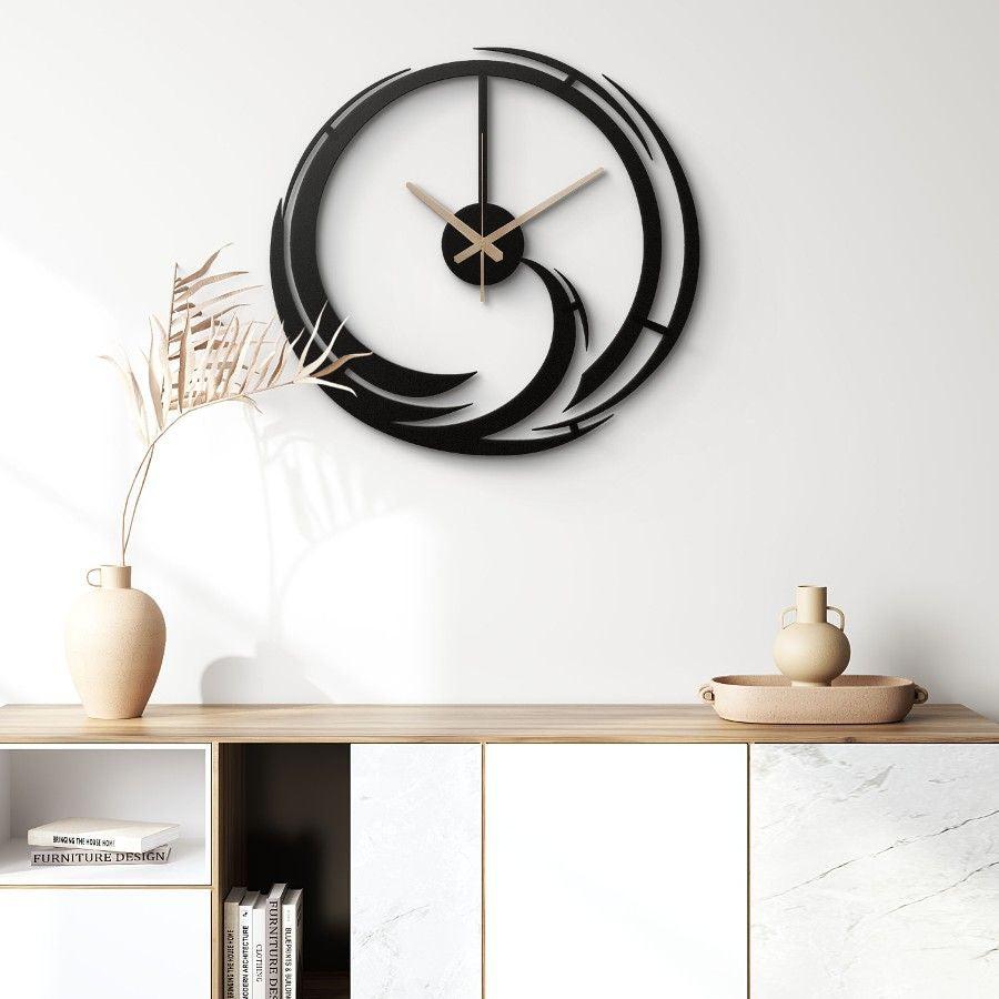 Luxury Modern Minimalist Metal Wall Clock | Moonarch Metal Wall Clock