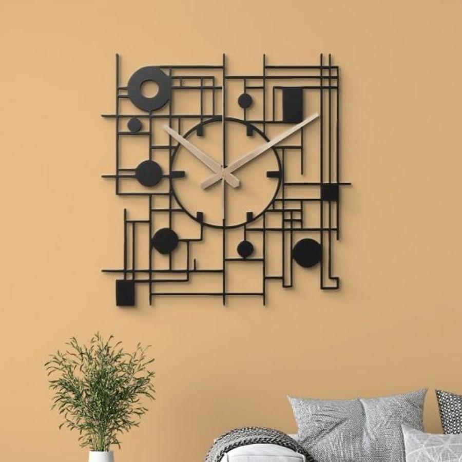 Mid Century Modern Metal Wall Clock | Moonarch Metal Wall Clock