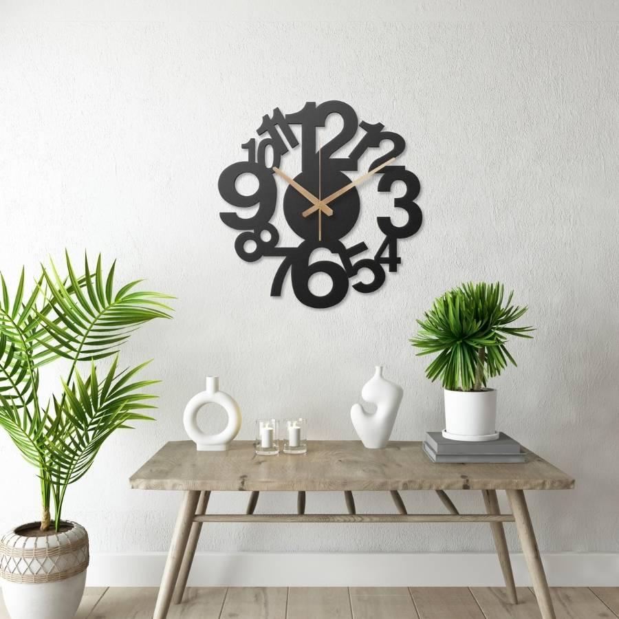 Numbered Metal Wall Clock | Moonarch Metal Wall Clock