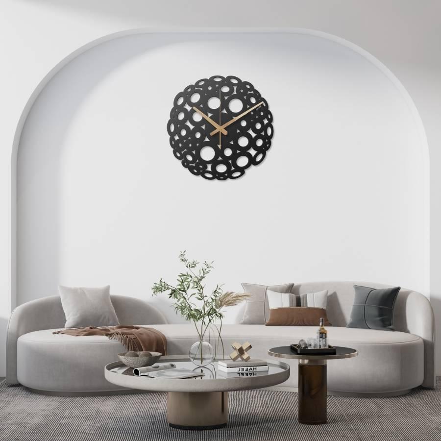 Circles Metal Wall Clock | Moonarch Metal Wall Clock