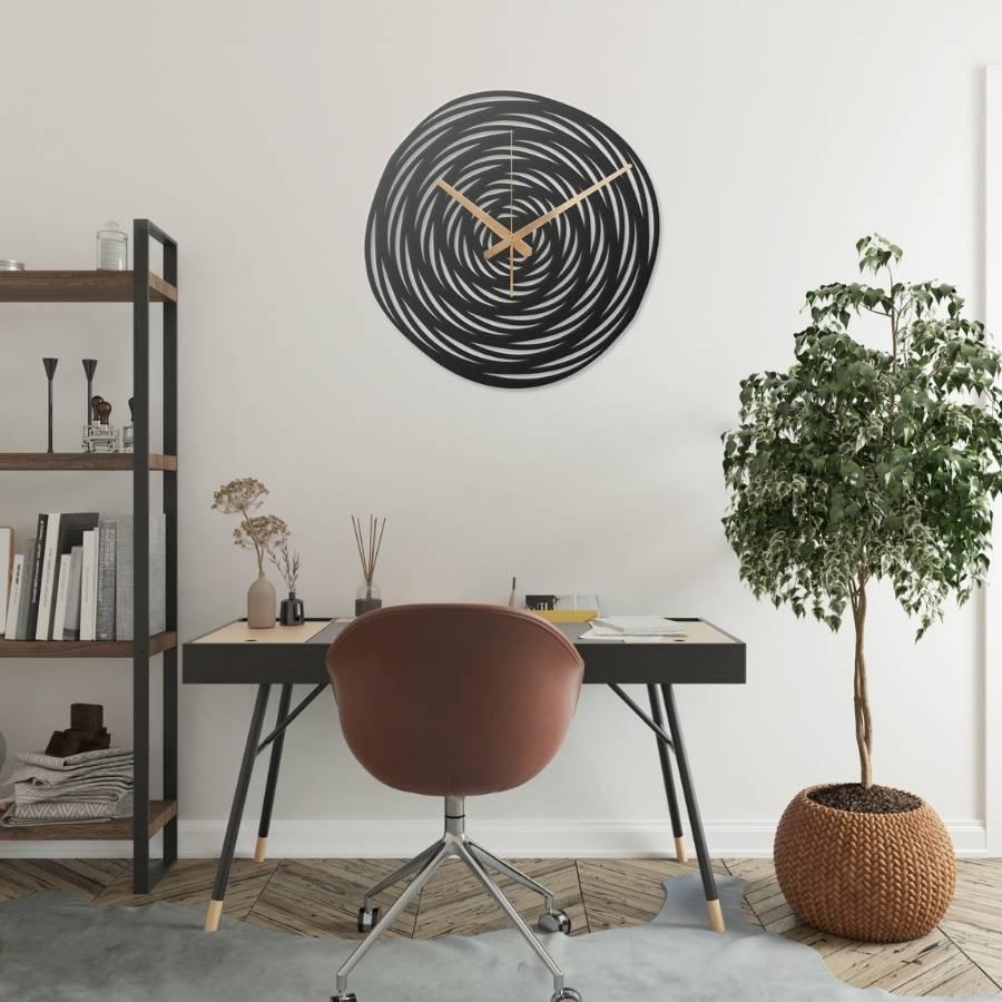 Spiral Metal Wall Clock | Moonarch Metal Wall Clock